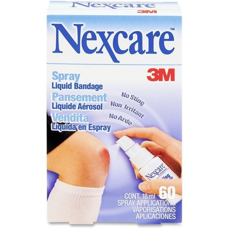 NEXCARE Spray-On Liquid Bandage, No-Sting, .61oz Bottle MMM11803